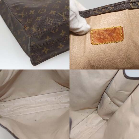 LOUIS VUITTON Monogram Sac Plat Hand Bag M51140 - Picture 11 of 12